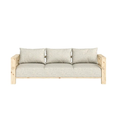 Bloßes Bett Sofa - zarte Kreide