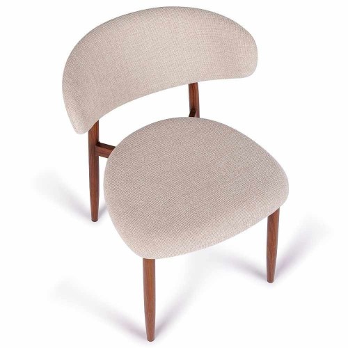 Georgia beige walnut chair