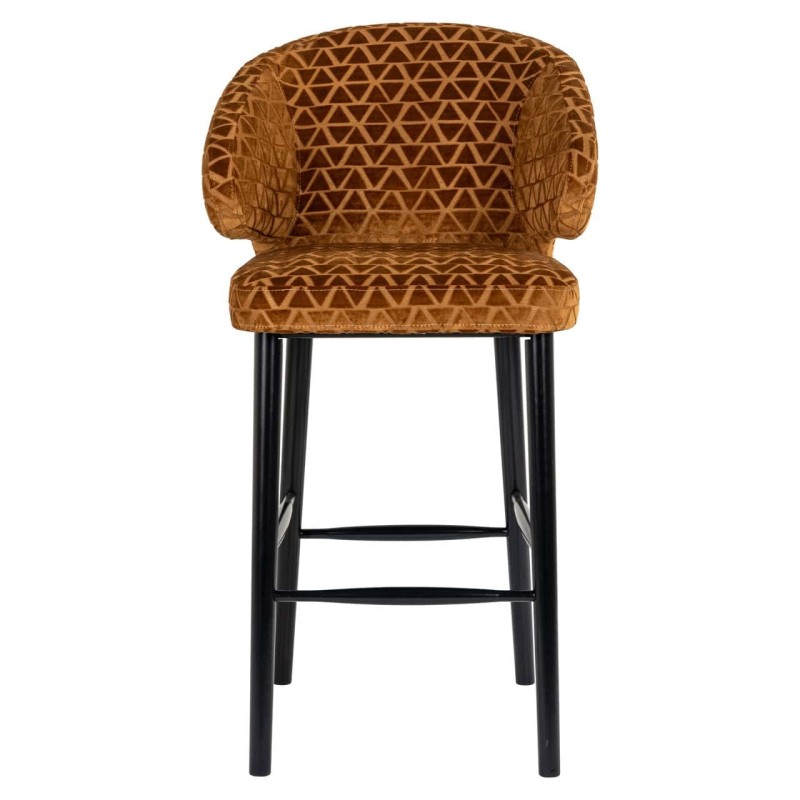 Tabouret de bar Indigo old gold triangle