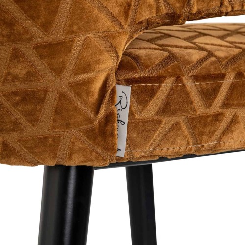 Indigo Gold Gold Triangle Barhocker