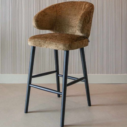 Tabouret de bar Indigo old gold triangle