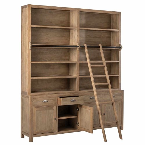 BOIS BOOK Natural Pine Wood Library