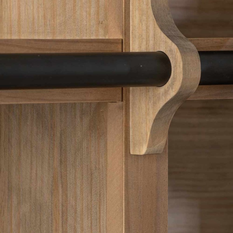 BOIS BOOK Natural Pine Wood Library