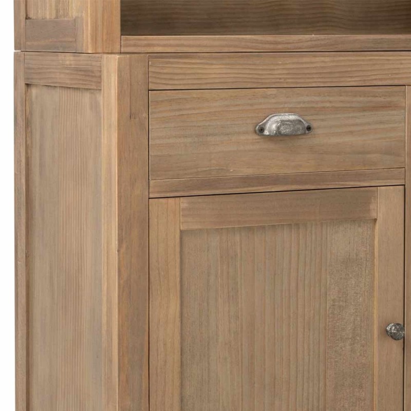 BOIS BOOK Natural Pine Wood Library
