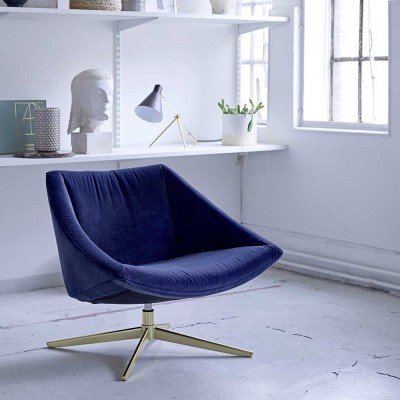 Elegant armchair blue