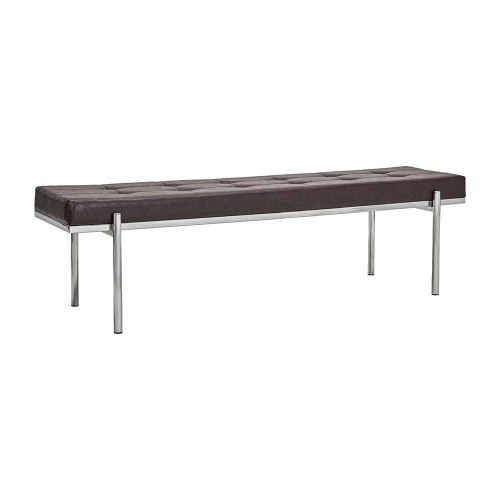 Banc HDLao mûre finition chromée