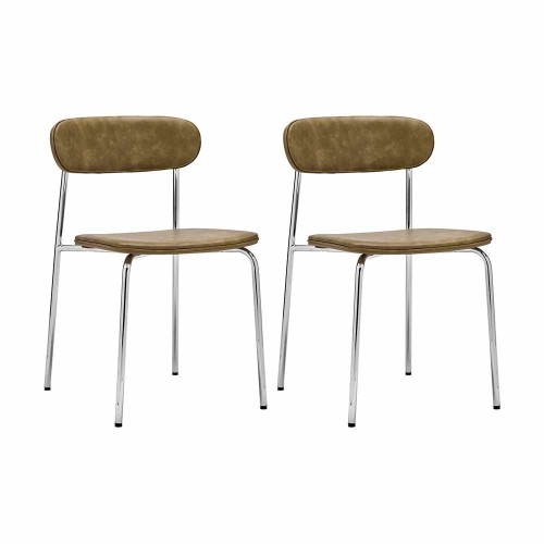 Silla, HDPOVA Chrome & Kaki (Lote de 2)