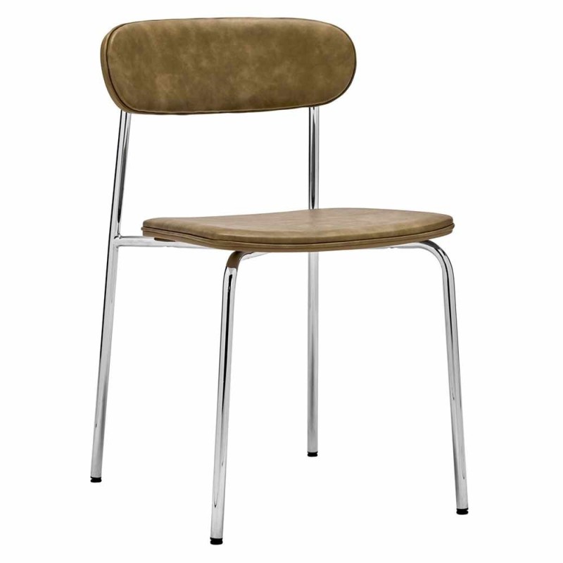 Silla, HDPOVA Chrome & Kaki (Lote de 2)