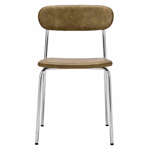 Silla, HDPOVA Chrome & Kaki (Lote de 2)