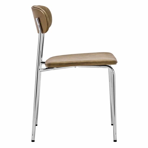 Silla, HDPOVA Chrome & Kaki (Lote de 2)