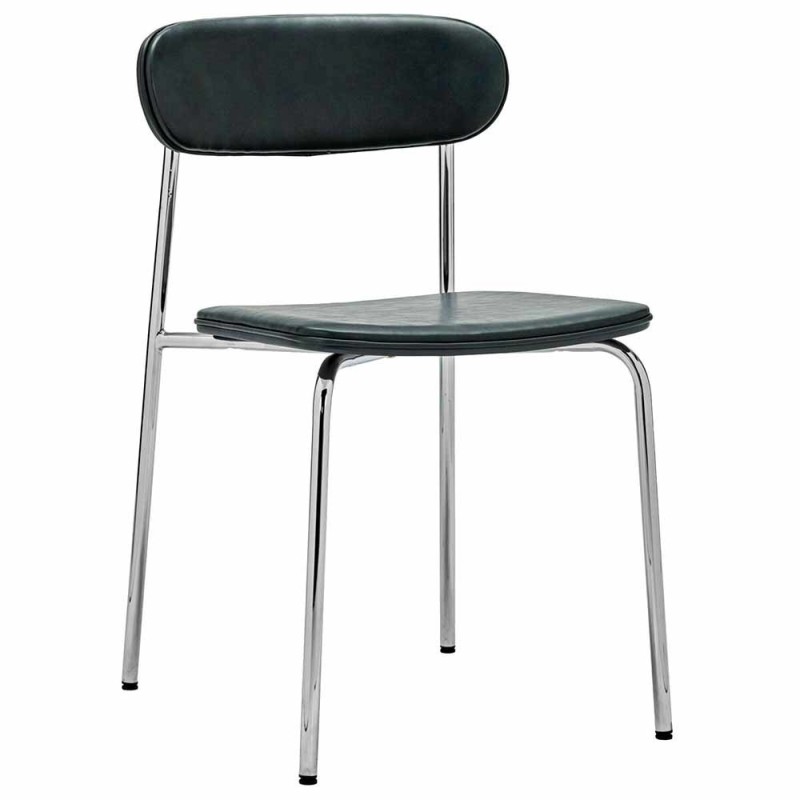 Chrome & Dark Green HDPOVA Silla (Lote 2)