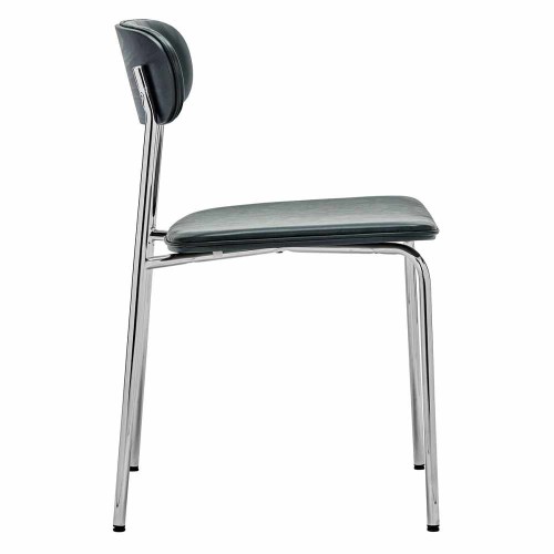 Chrome & Dark Green HDPOVA Silla (Lote 2)