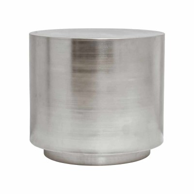 HDSTEP-Beistelltisch gebürstetes Silber-Finish 2