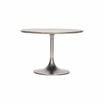 Table d'appoint HDPan finition argentée 2