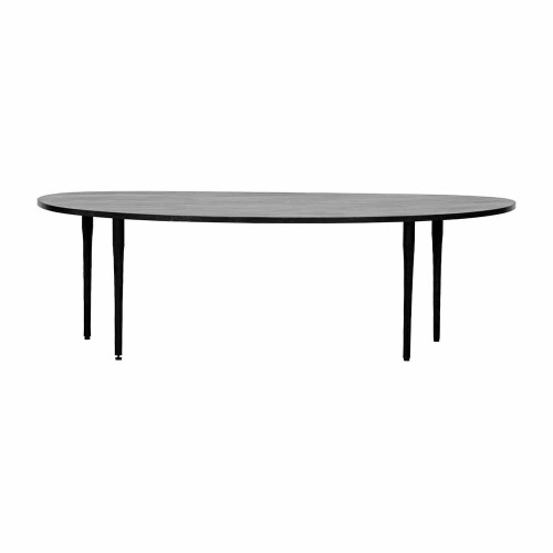 Mesa de café hdada mármol negro