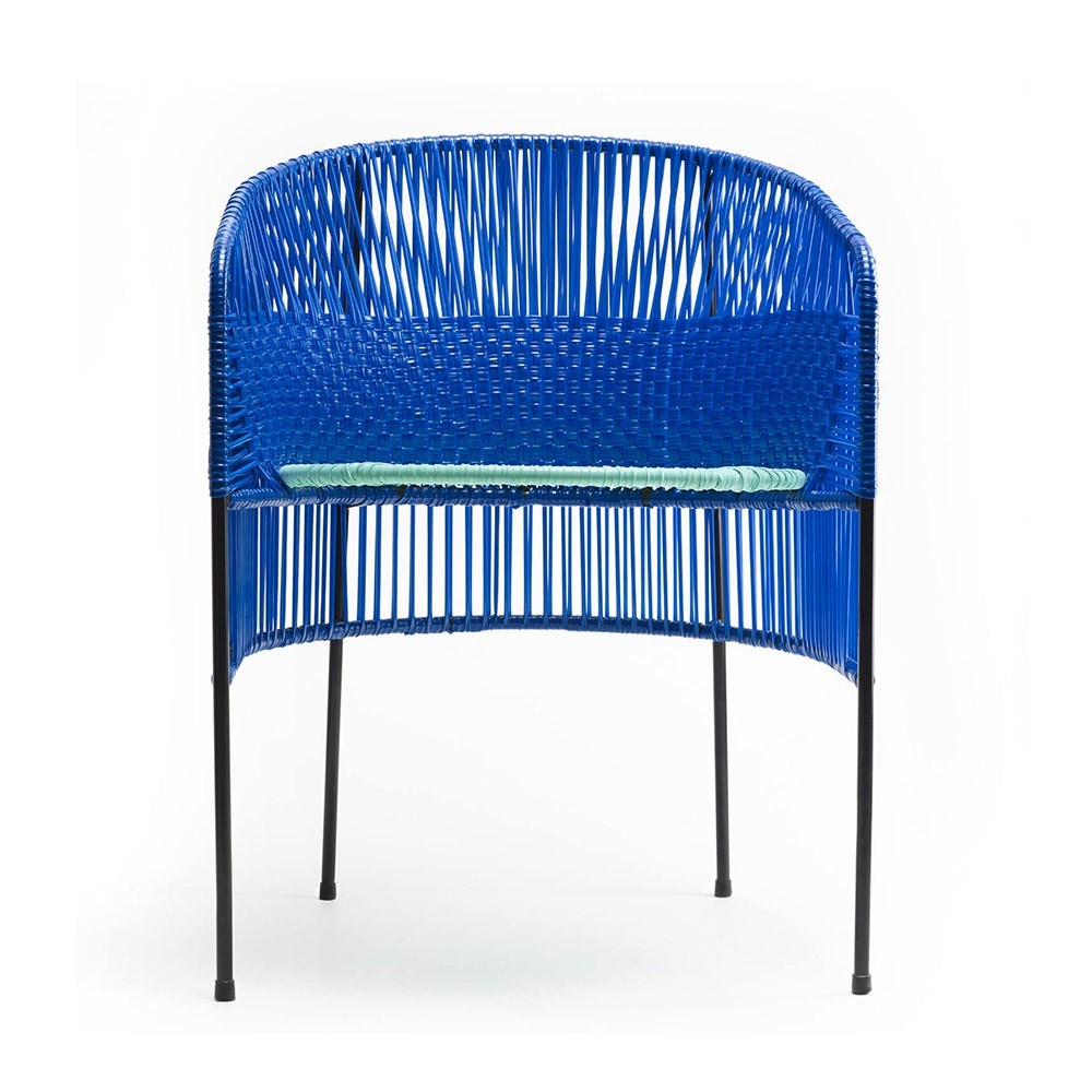 Chair Lounge Caribe blau / mint / schwarz ames