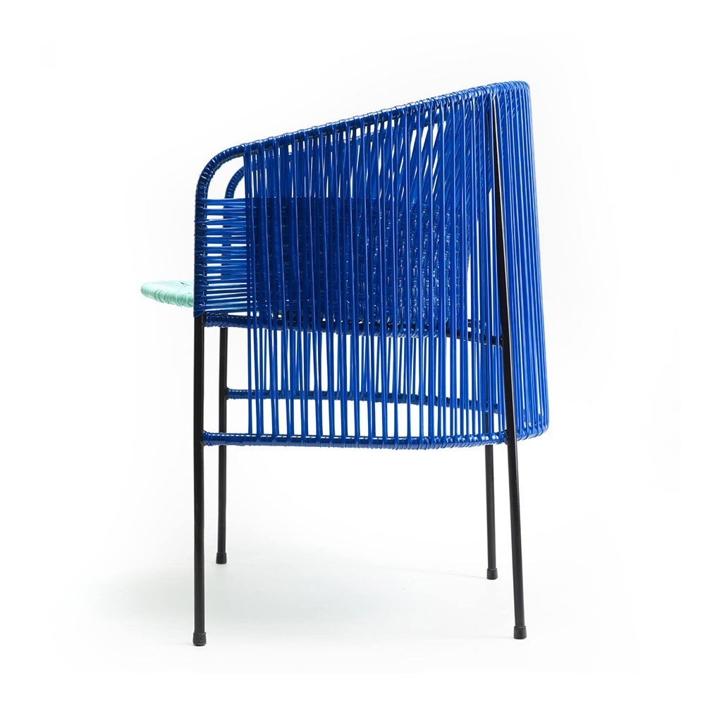 Caribe Lounge chair blue/mint/black ames