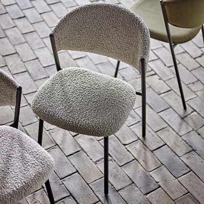Silla de comedor gris marco