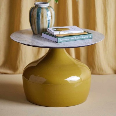 Mesa de centro de Lecco amarillo 2