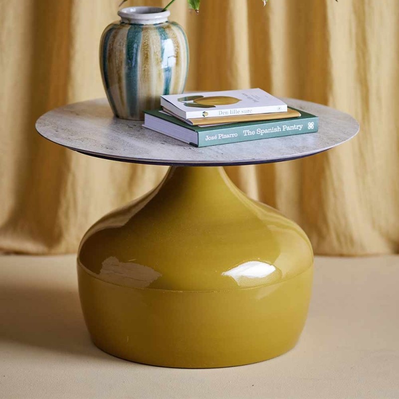 Yellow Lecco coffee table
