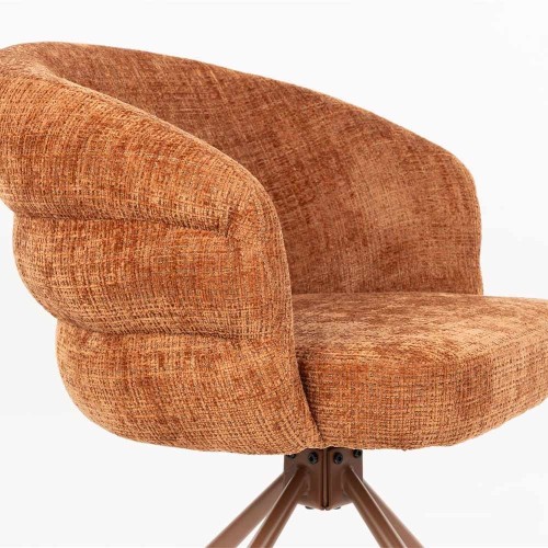 Orange Marjolayn Sessel