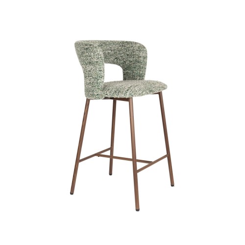 Chaise de comptoir Chelsi vert
