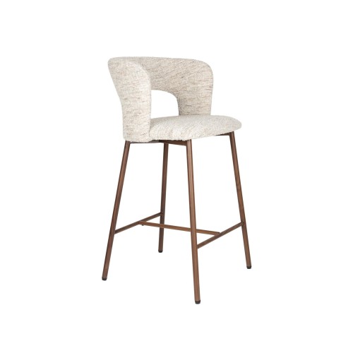 Chaise de comptoir Chelsi beige