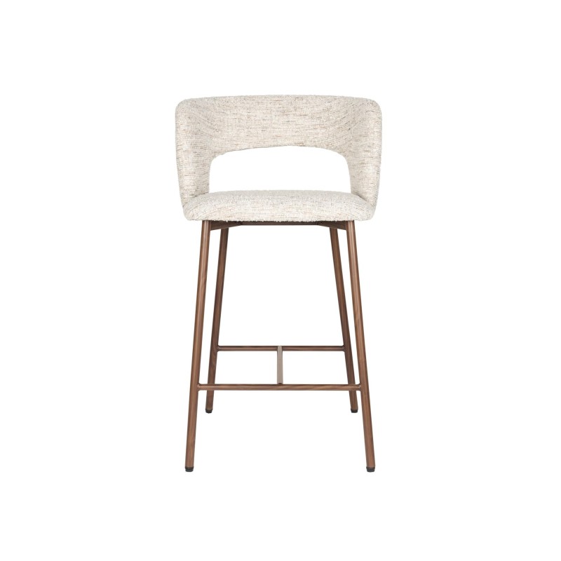 Chaise de comptoir Chelsi beige
