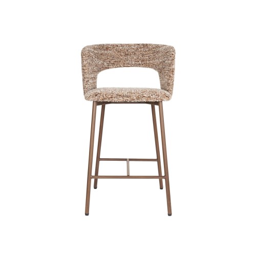 Chaise de comptoir Chelsi marron