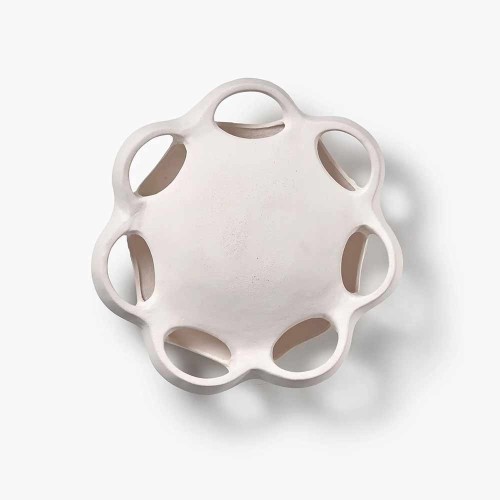 Wandleuchte Design Harna Beige in Sandstein