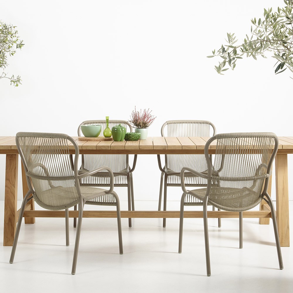 Taupe Loop Table Chair Vincent Sheppard