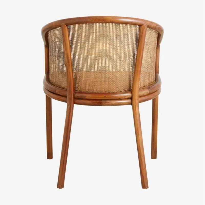 Chaise MOSSO brun clair