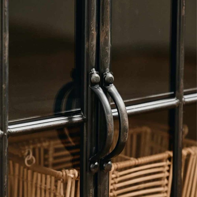 Vitre Buffet Downtown Black 4 Deuren