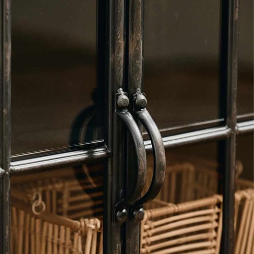 Vitre Buffet Downtown Black 4 Doors