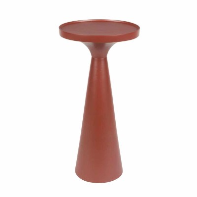 Table d’appoint Floss Marsala rouge en aluminium