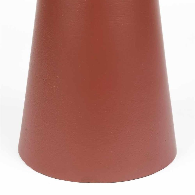 Table d’appoint Floss Marsala rouge en aluminium
