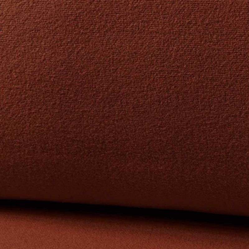 Canapé Rico droite en laine Tonus Red Brown