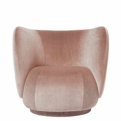 Fauteuil Rico – Velours dévoré