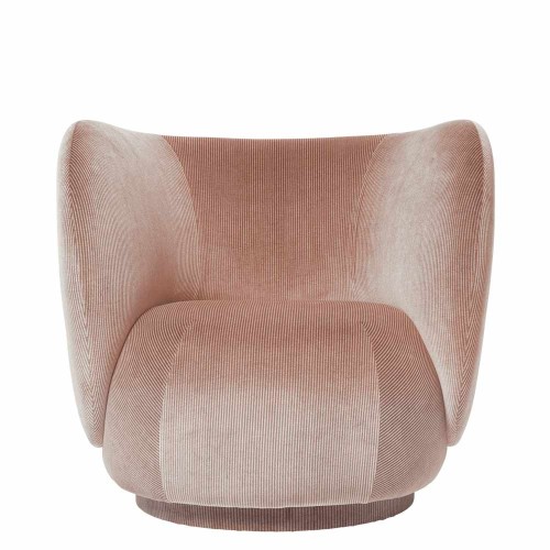Fauteuil Rico – Velours dévoré