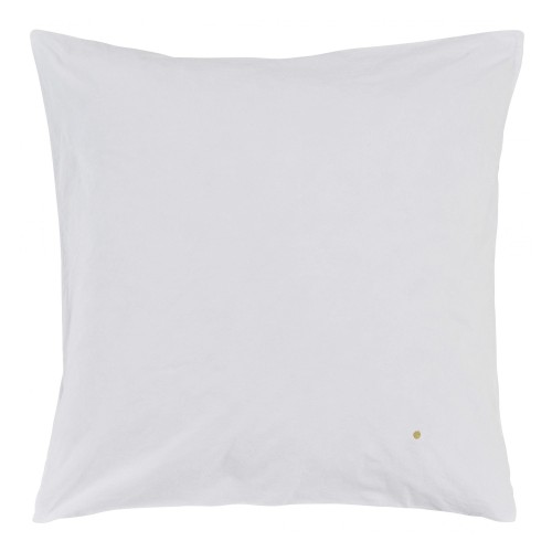 Taie d’oreiller Céleste Milk 65 x 65 cm en coton bio