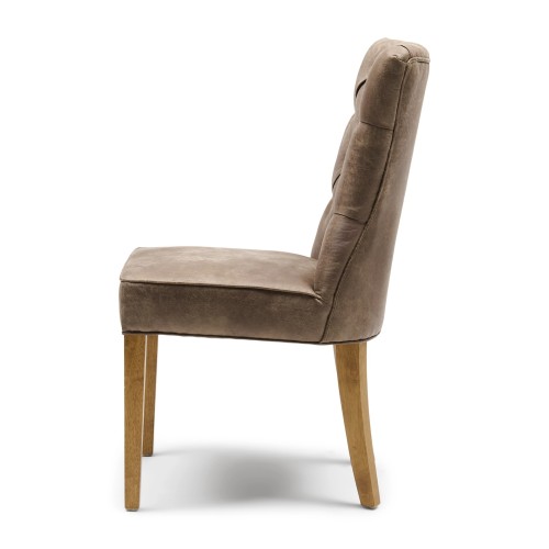 Chaise Balmoral Pellini Café – Chaise de salle à manger capitonnée