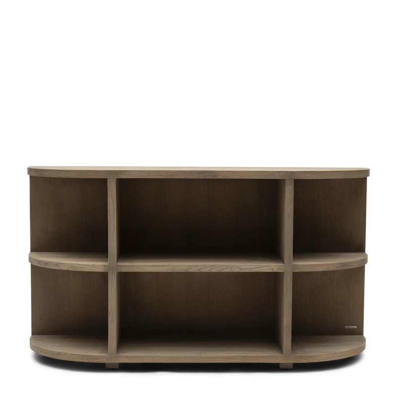 Table d’appoint Del Rey en chêne recyclé – Console ouverte 140 cm