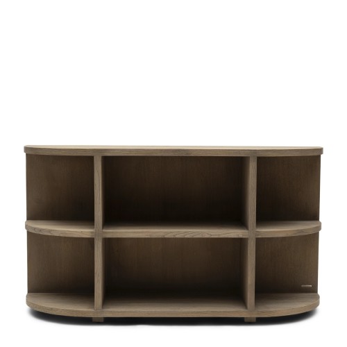 Table d’appoint Del Rey en chêne recyclé – Console ouverte 140 cm