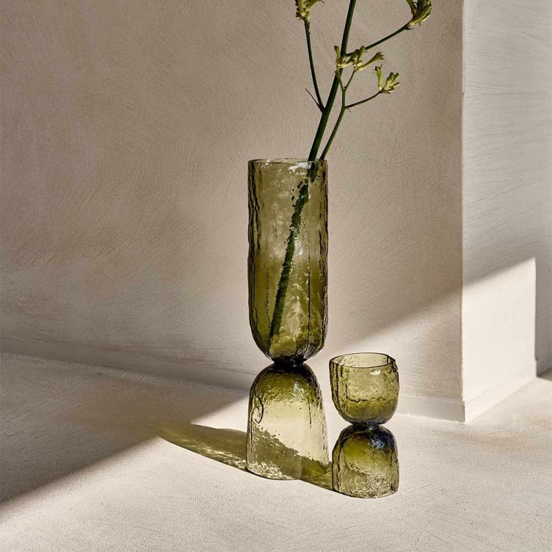 Vase/Photophore Diabolo 18 cm - vert