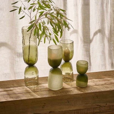 Vase/Photophore Diabolo 32 cm - vert mat 2