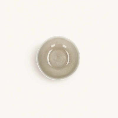 Bol petit-déjeuner Biscotti gris-beige en porcelaine – Ø12,2 cm 2