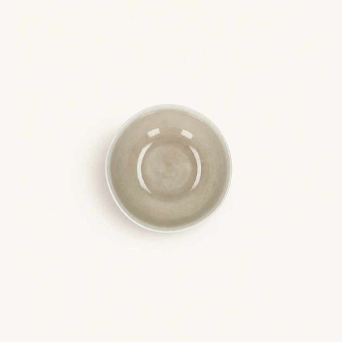 Bol petit-déjeuner Biscotti gris-beige en porcelaine – Ø12,2 cm