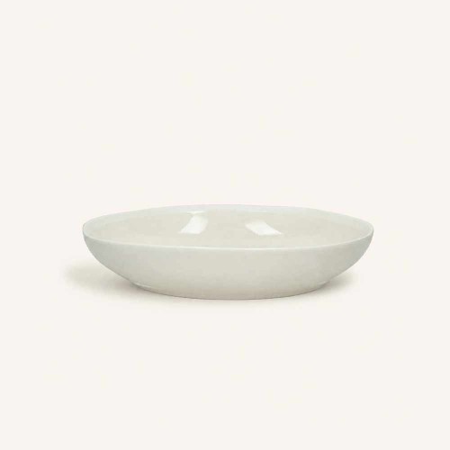 Assiette creuse Biscotti écrue en porcelaine – Ø22,8 cm