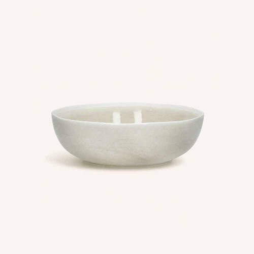 Assiette à pâtes Biscotti gris-beige en porcelaine – Ø22 cm