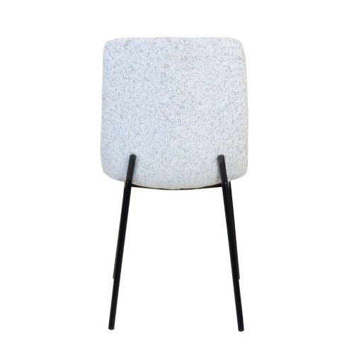 Chaise Liona Chiné beige et noir
